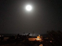 Full moon over Charco del Palo